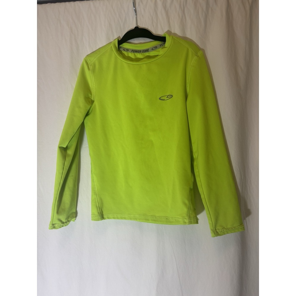 Youth Boys CHAMPION Duo Dry Long Sleeve Pull Over Shirt. Size XS 4/5 Q21